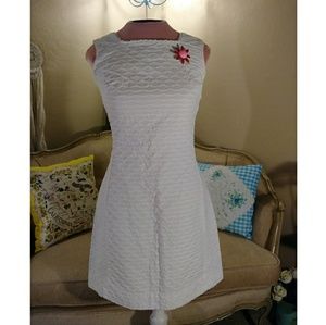 1960s white dress